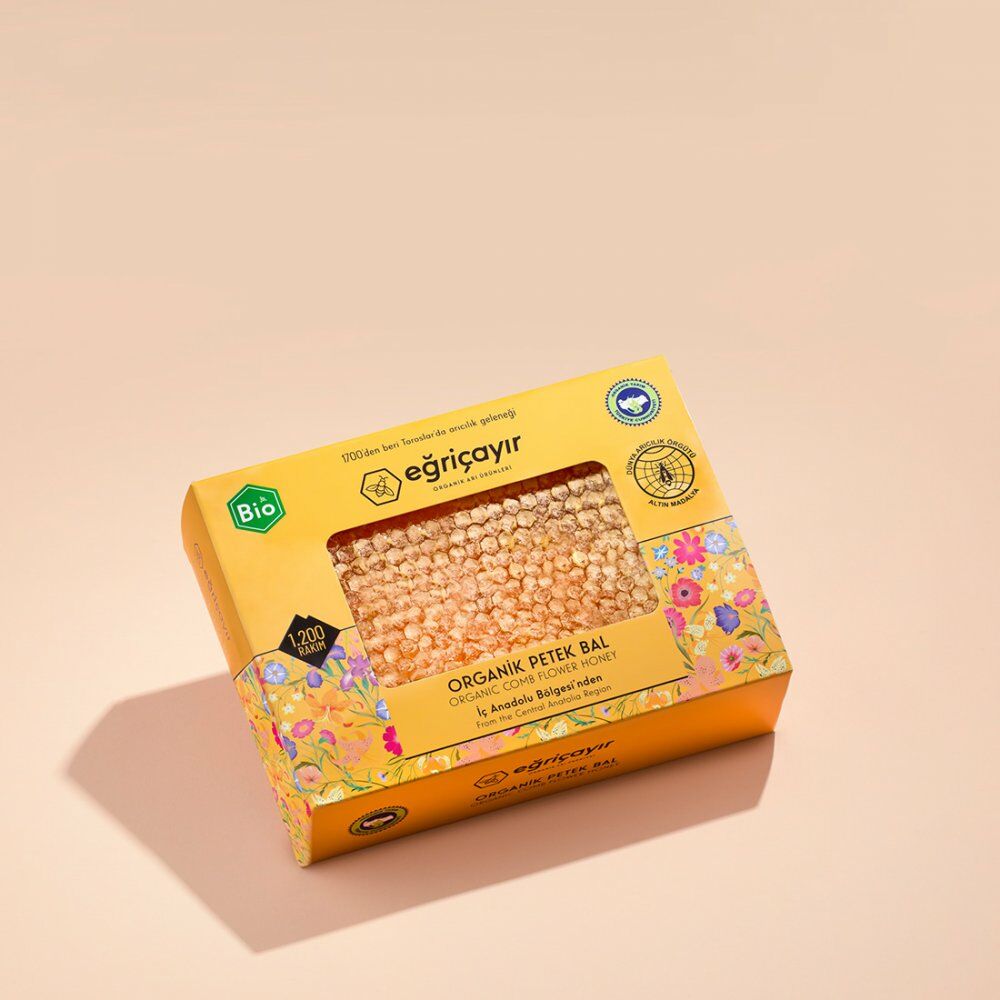 Eğriçayır Organik Petek Bal 470g (İç Anadolu'dan)