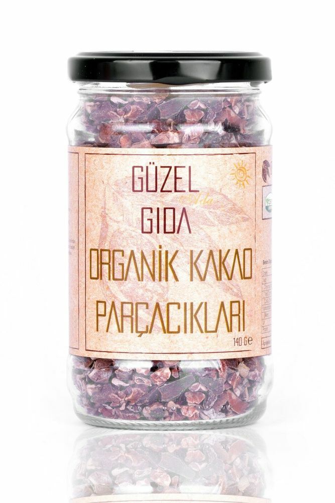 Güzel Ada Gıda Organik Ham Kakao Parçacıkları 140g