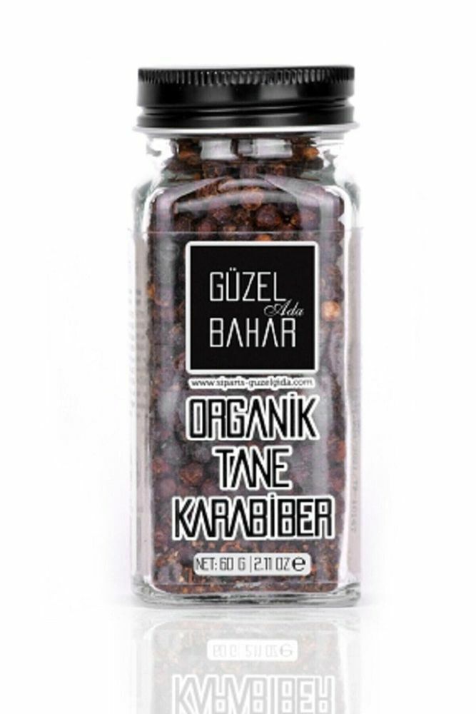 Güzel Ada Gıda Organik Tane Karabiber 50g