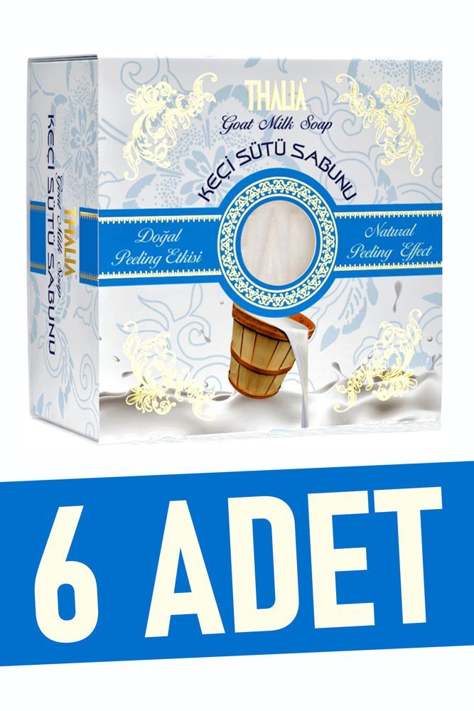 Peeling Etkili Keçi Sütü Doğal Katı Sabun 150 gr (6 Adet)