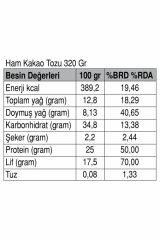 Güzel Ada Gıda Organik Glutensiz Ham Kakao Tozu 320g