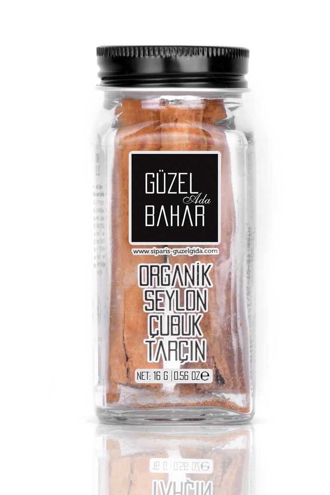 Güzel Ada Gıda Organik Seylon Çubuk Tarçın 16g