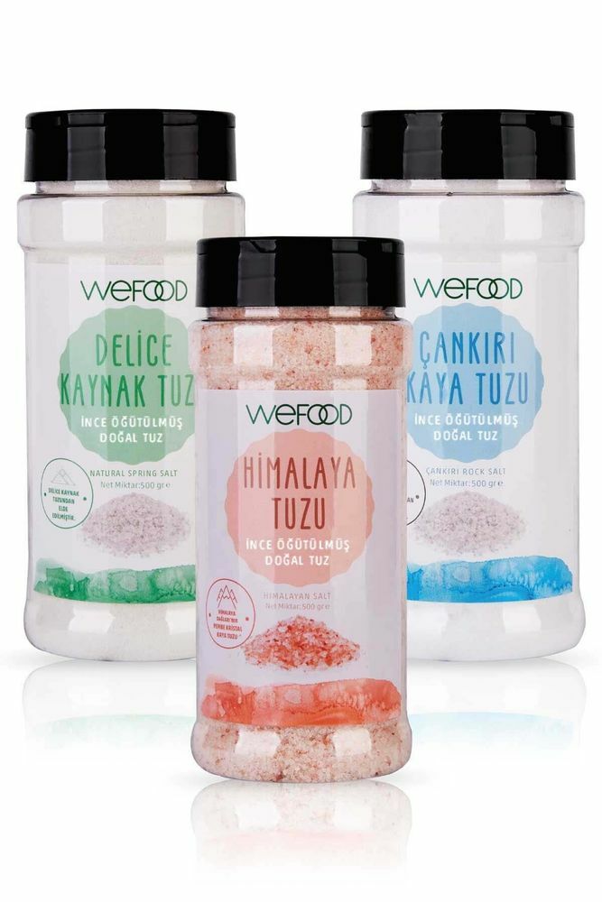 Wefood Doğal Tuzlar Serisi 3'lü