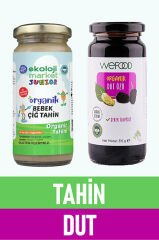 Organik Çiğ Tahin 230 gr + Organik Dut Özü 315 gr