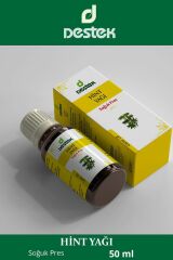 Destek Hint Yağı Soğuk Pres 50 ml