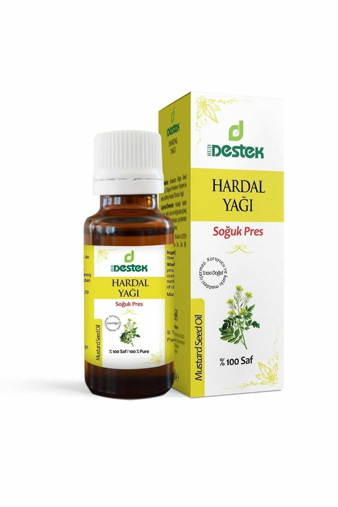 Destek Hardal Yağı (Soğuk Pres) 50 ml