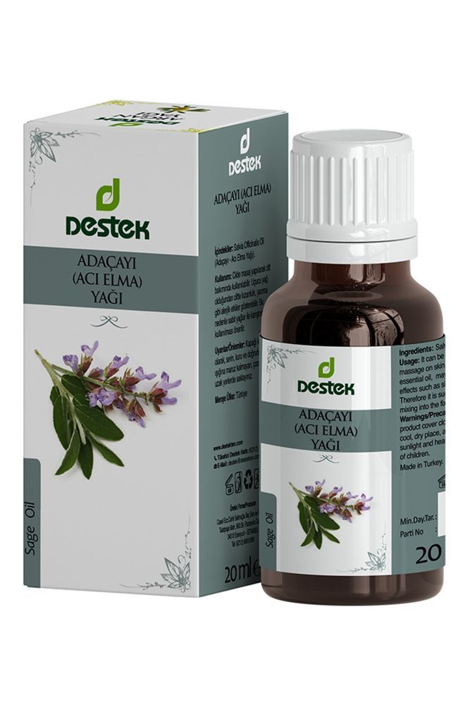 Destek Adaçayı Yağı (Distile) 20 ml