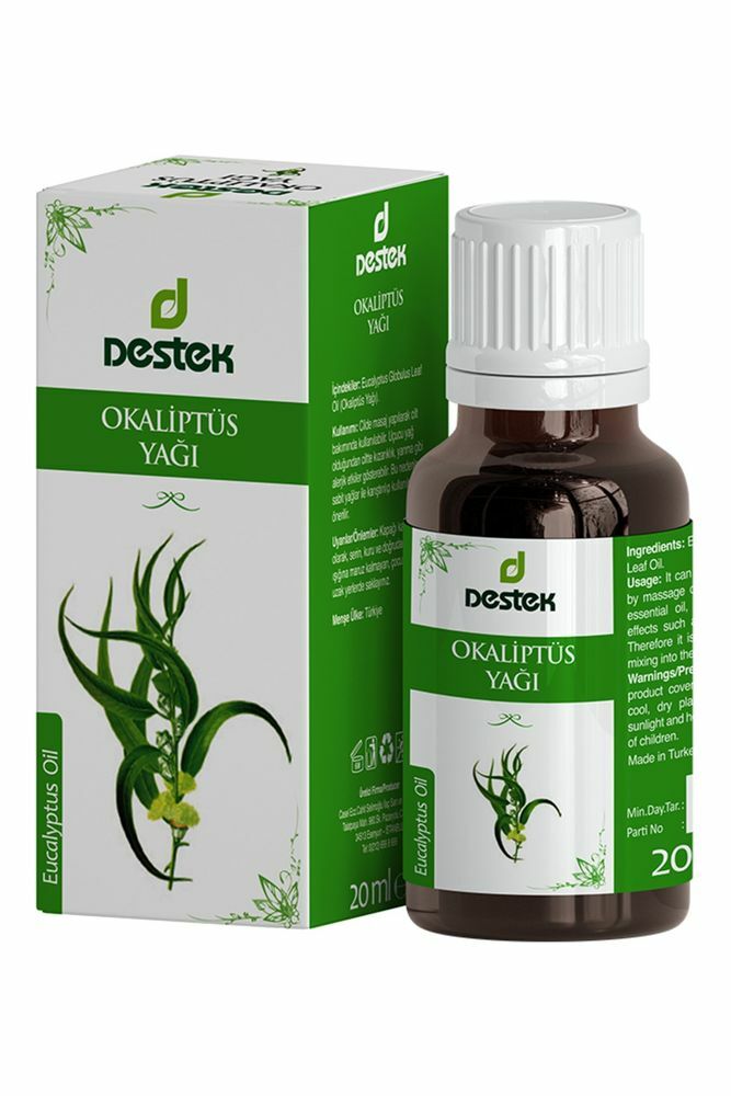 Destek Okaliptüs Yağı (Distile) 20 ml
