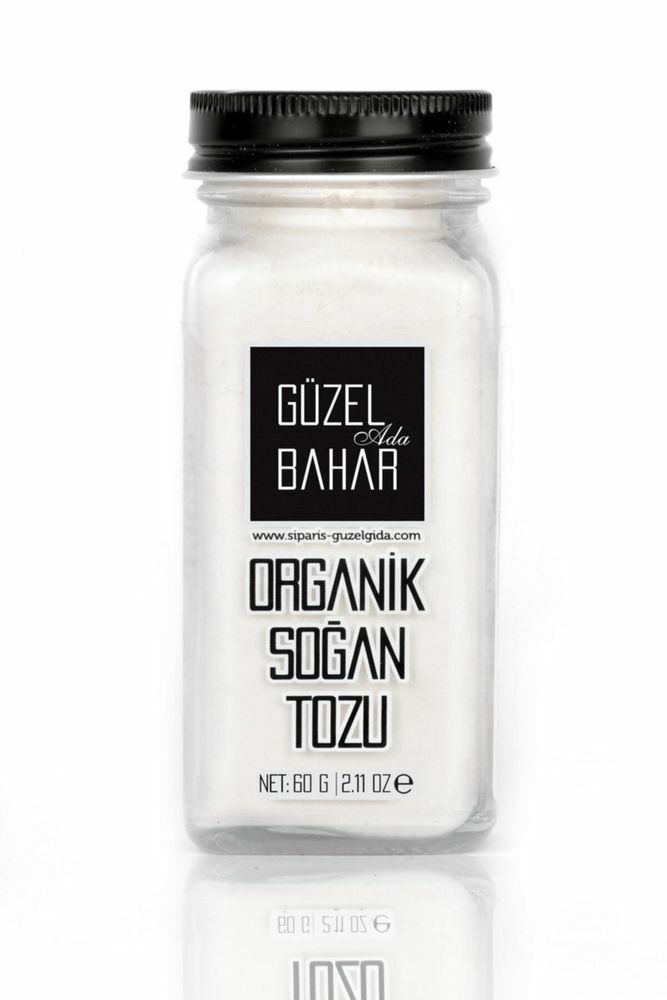 Güzel Ada Gıda Organik Soğan Tozu 60g (Tuzluklu)