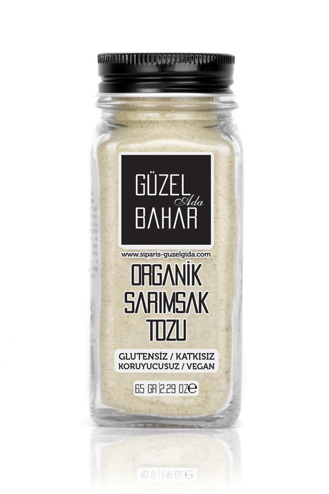 Güzel Ada Gıda Organik Sarımsak Tozu 65g