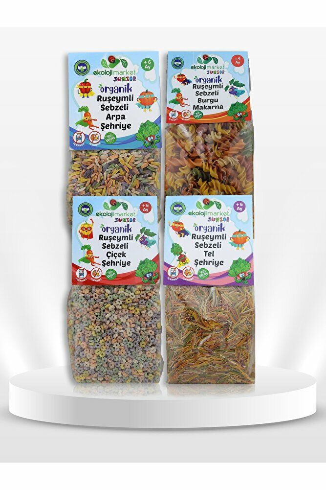 Ekoloji Junior Kahramanlar Makarna Partisi 4lü Set (yumurta-süt Içermez)