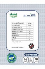 Organik Glütensiz Acı Pul Biber 80 gr