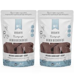 OG Natural 2'li Organik Keçiboynuzlu Bebek Bisküvisi 2x150 Gr +6 Ay