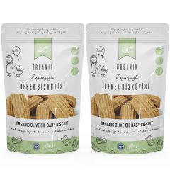 OG Natural 2'li Organik Bebek Bisküvisi 2x300 Gr +6 Ay