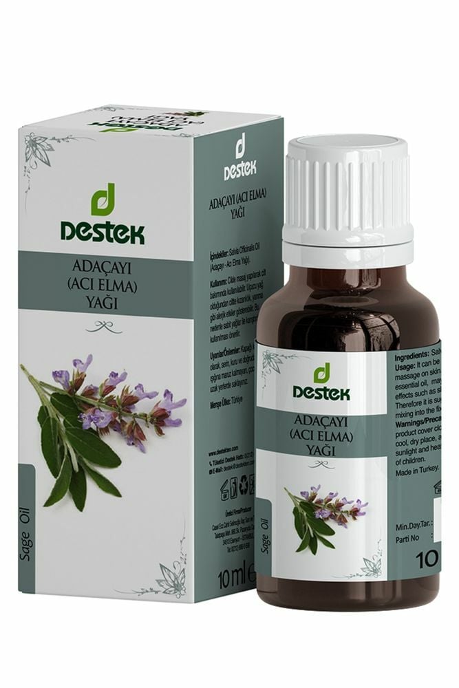 Destek Adaçayı Yağı (Distile) 10 ml