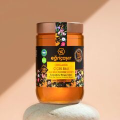 Eğriçayır Organik Çiçek Balı İç Anadolu 850g