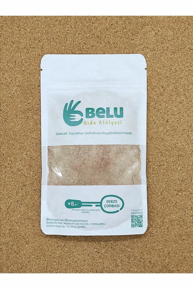 Belu Gıda Atölyesi  Kırmızı Pancar Çorbası 100g +8 Ay