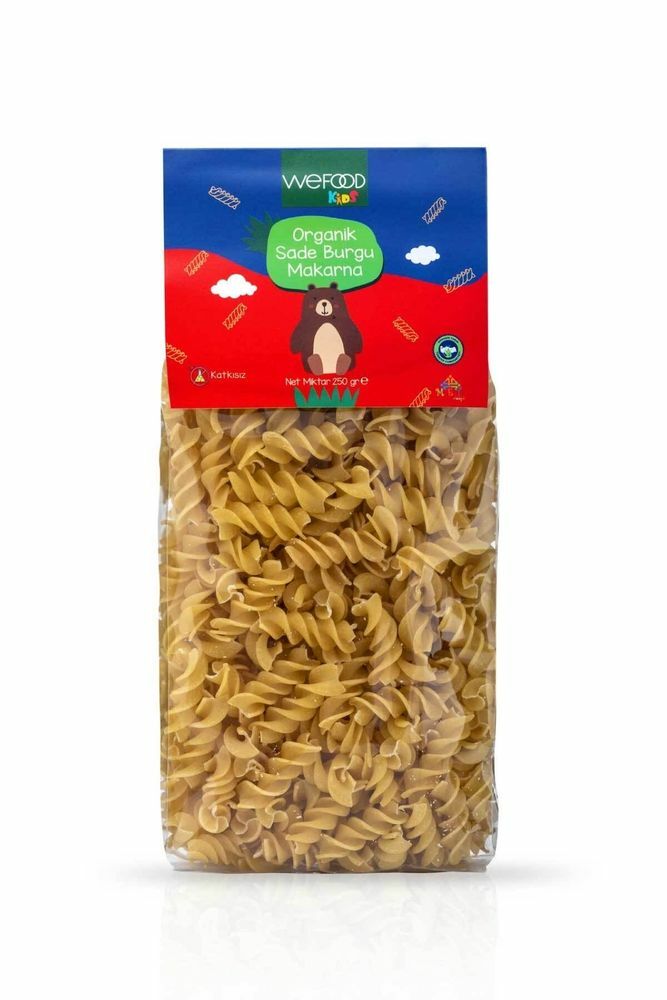 Wefood Kids Organik Sade Burgu Makarna 250g