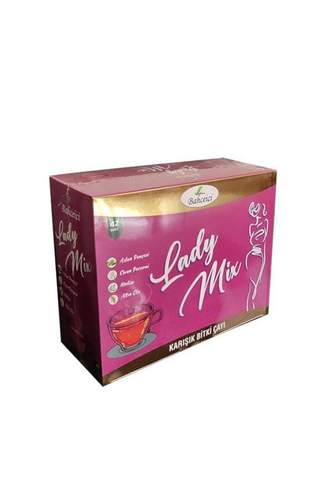 Bahçeiçi Lady Mix Karışık Bitki Çayı, Aslan Pençesi, Civan Perçemi, Melisa, Altın Otu 2,5g x 42 Adet