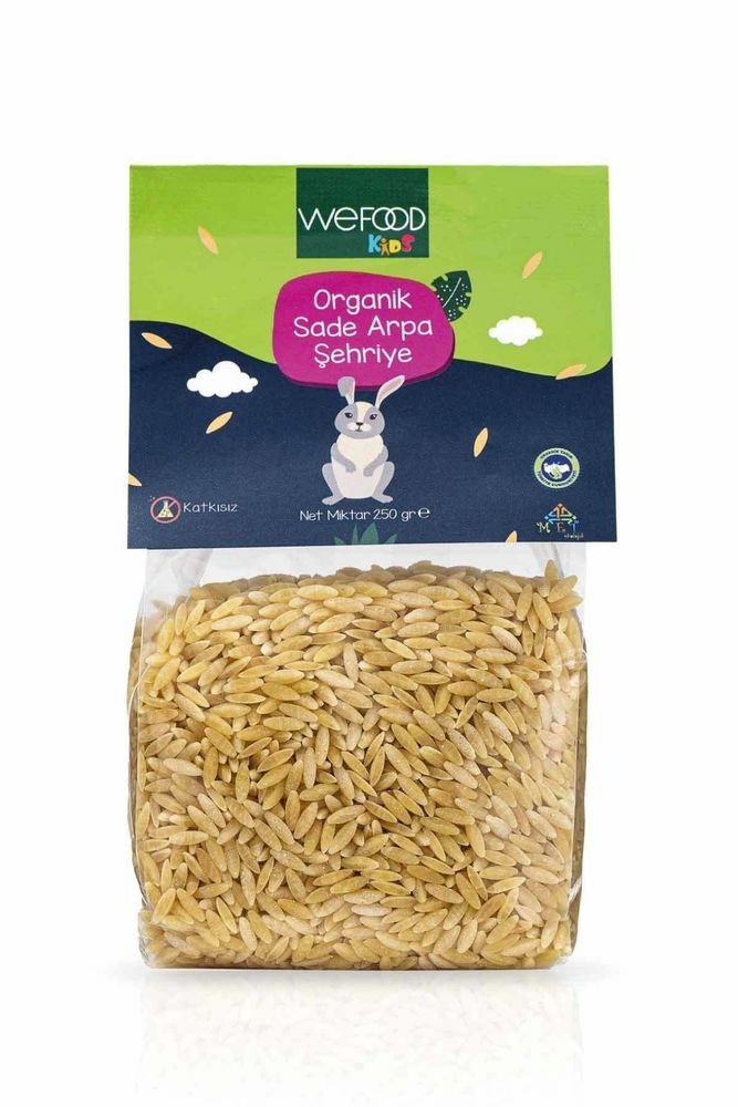 Wefood Kids Organik Sade Arpa Şehriye 250g