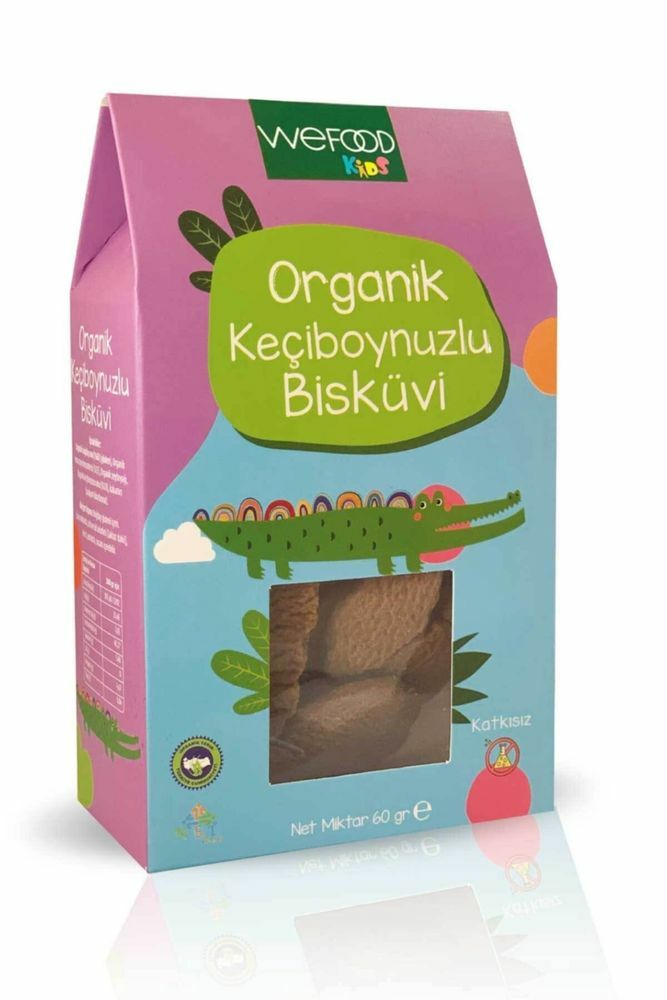 Wefood Kids Organik Keçiboynuzlu Bisküvi 60g
