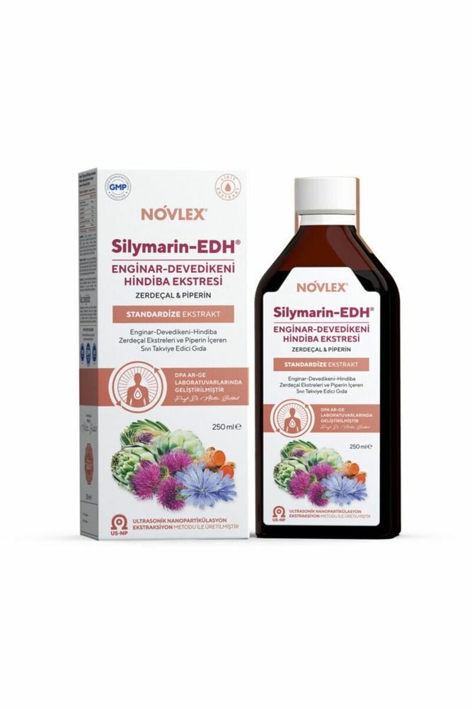 Novlex Silymarin-Edh Enginar, Devedikeni, Hindiba Ekstraktı 250 ml