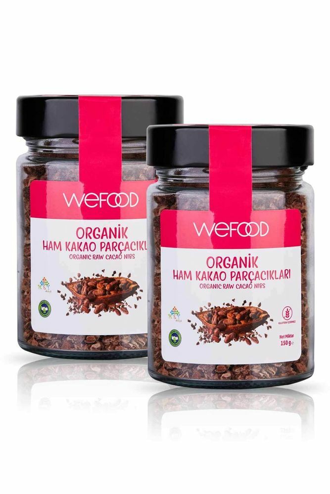 Wefood Organik Ham Kakao Parçacıkları 150g 2'li