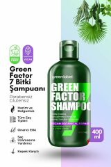 Green Factor 7 Bitkili Vegan Parabensiz Glutensiz Yoğun Bakım Ve Biberiye Suyu Içeren Şampuan