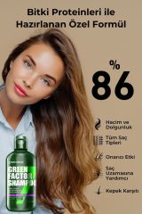 Green Factor 7 Bitkili Vegan Parabensiz Glutensiz Yoğun Bakım Ve Biberiye Suyu Içeren Şampuan