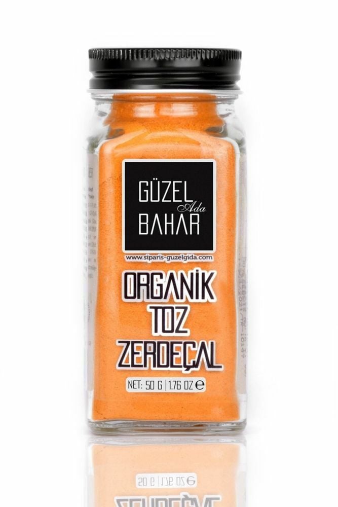 Güzel Ada Gıda Organik Toz Zerdeçal 50g