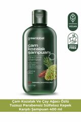 Greenlabel Çam Kozalak Ve Çay Ağacı Özlü Tuzsuz Parabensiz Sülfatsız Kepek Karşıtı Şampuan 400ml