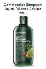 Greenlabel Çam Kozalak Ve Çay Ağacı Özlü Tuzsuz Parabensiz Sülfatsız Kepek Karşıtı Şampuan 400ml
