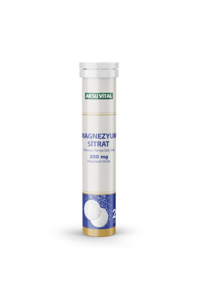 Aksu Vital Magnezyum Sitrat Efervesan