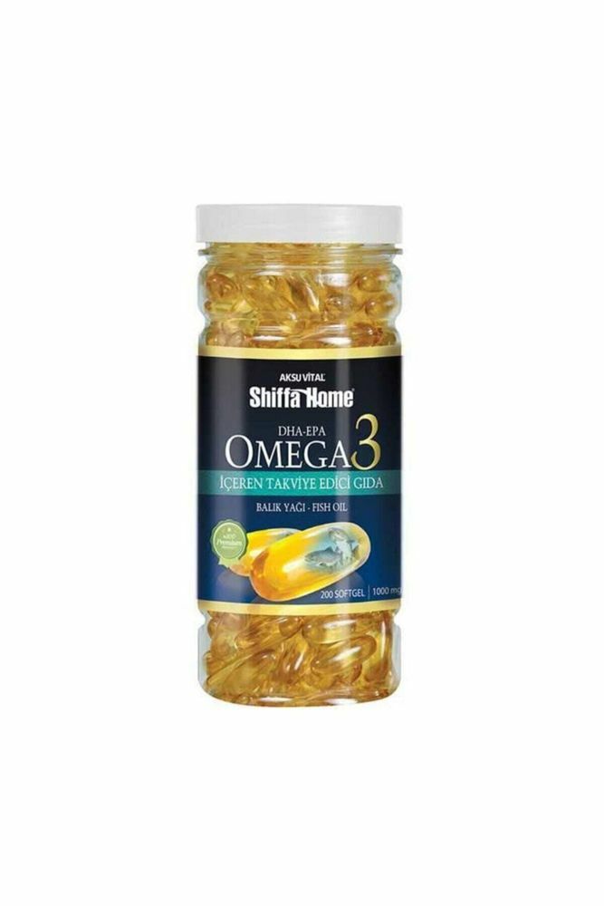 Aksu Vital Shiffa Home Omega3 Yumuşak 1000 mg (200 Kapsül)