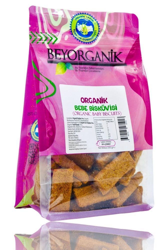 Organik Bebek Bisküvisi 250gr