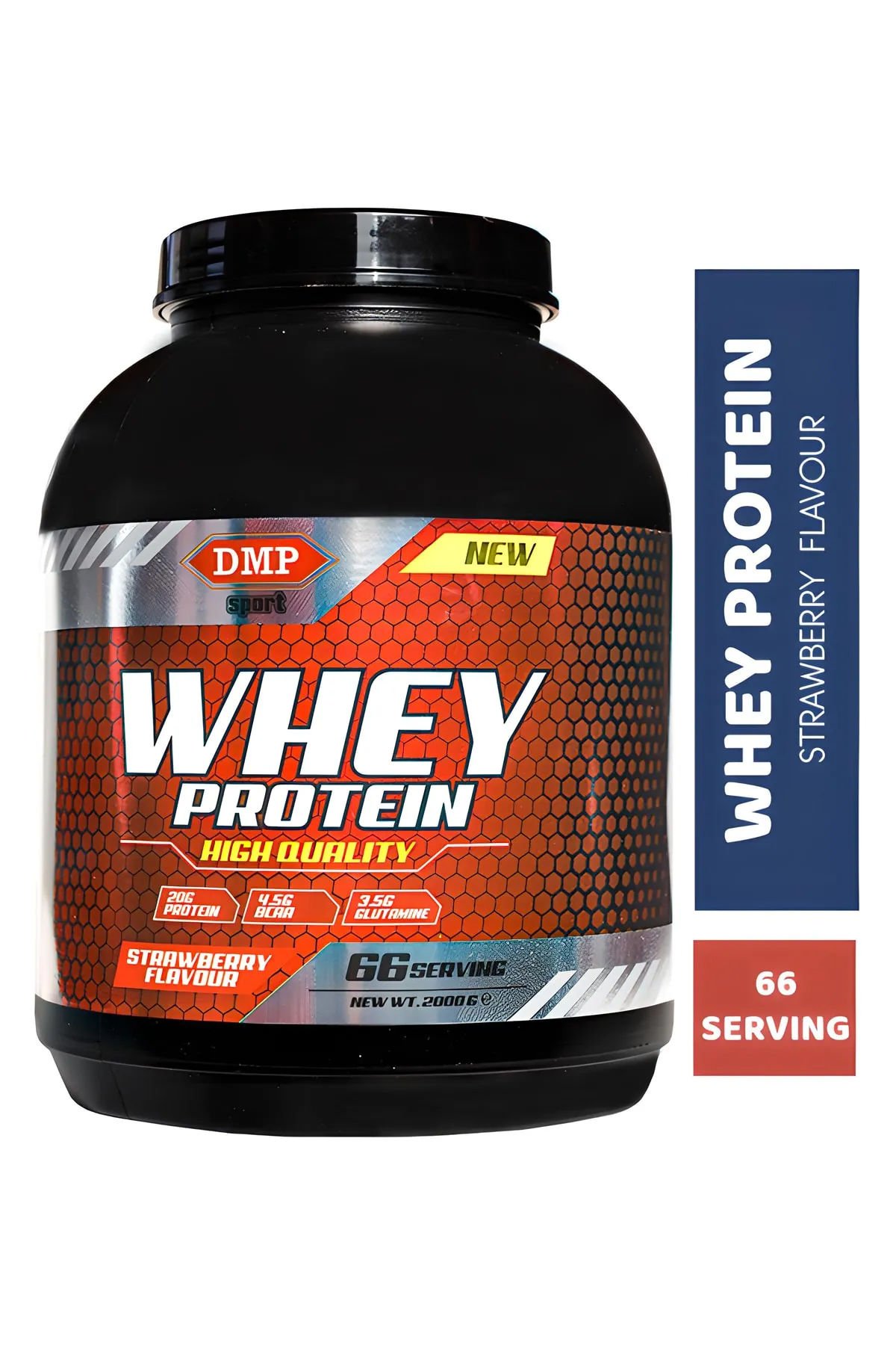DMP Whey Protein (20g Protein 4.5g Bcaa) 2000g Çilek Aromalı 66 Servis