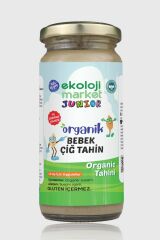 Organik Bebek Çiğ Tahin 230 Gr 12 li Paket Organic Baby Raw Tahini 230 Gr 12 Pack