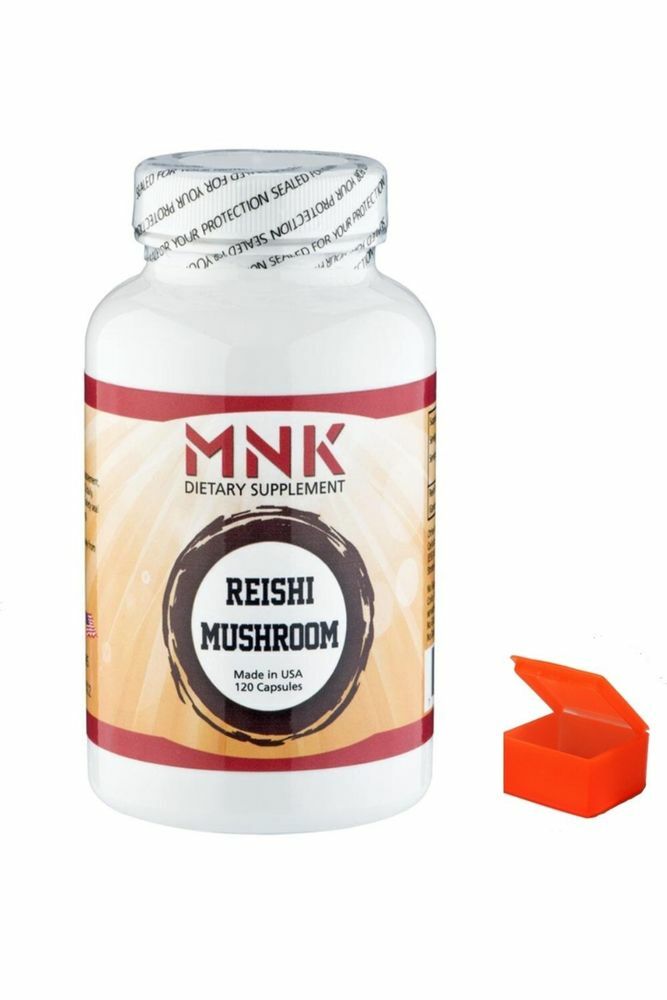 MNK Reishi Mushroom Reishi Mantarı Ekstresi 120 Kapsül + Hap Kutusu