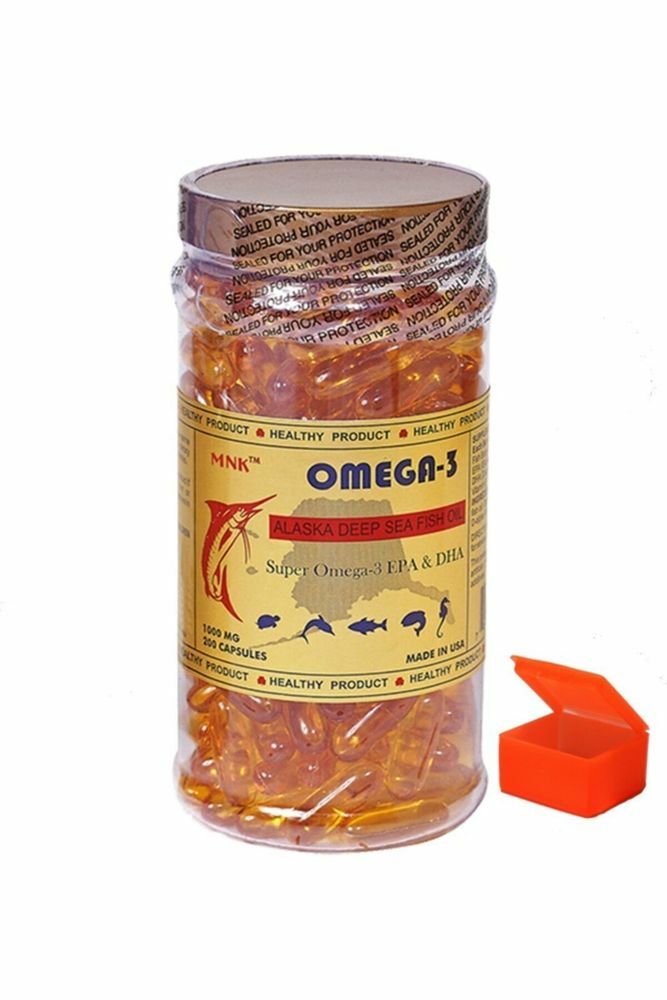 MNK Omega 3 Balık Yağı 200 Softgel Hap Kutusu