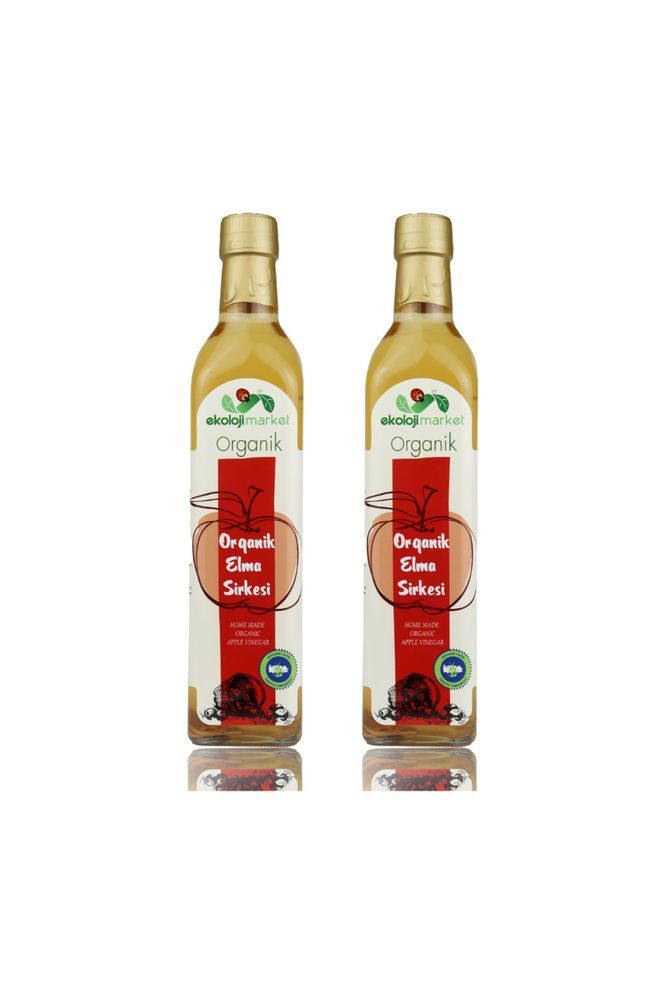 Organik Elma Sirkesi 500 Ml - 2'li Paket