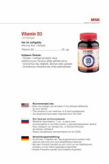 MNK Vitamin D3 120 Softgel + Hap Kutusu
