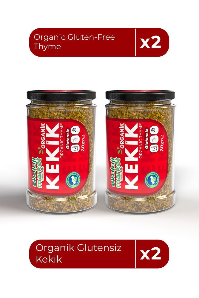 Organik Glutensiz Kekik 30 Gr x2 / Organic Gluten-Free Thyme 30 Gr x2