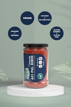 Organik Glutensiz Acı Pulbiber 80 Gr x2 / Organic Gluten-Free Hot Red Pepper Flakes 80 Gr x2