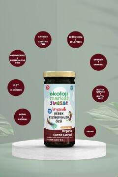 Bebek Keçiboynuzu Özü 290 Gr 3 lü Paket Organic Baby Carob Extract 290 Gr 3 Pack