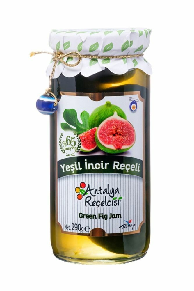 Antalya Reçelcisi Yeşil Incir Reçeli Gurme Serisi %65 Meyve 290g