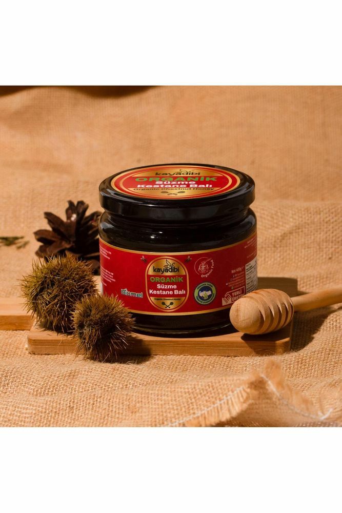 Kayadibi Organik Süzme Kestane Balı 400g
