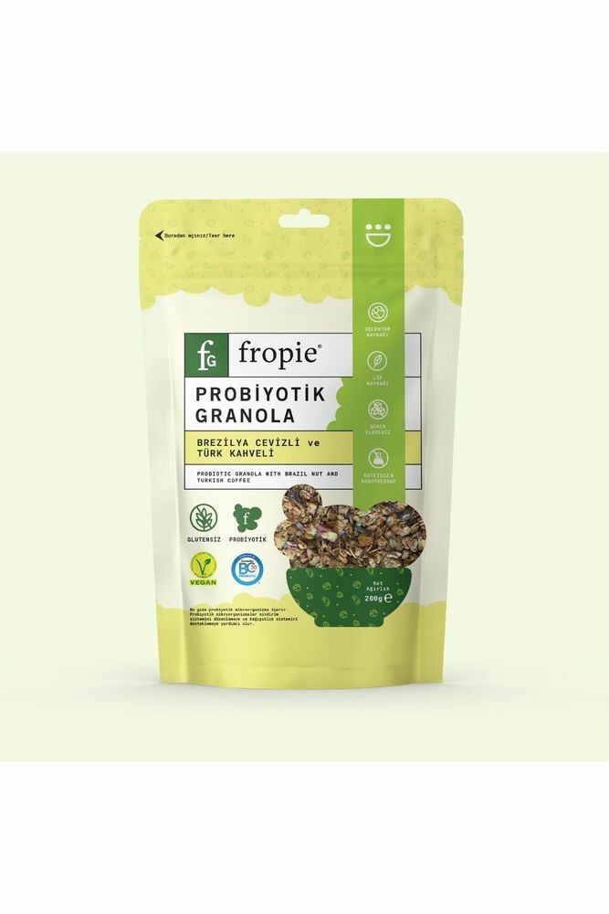 Fropie Probiyotik Granola Brezilya Cevizi & Kahve 200g