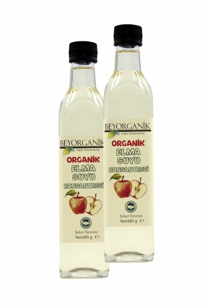 BEYORGANİK Organik Elma Suyu Konsantresi %100 Elma 685g 2'li