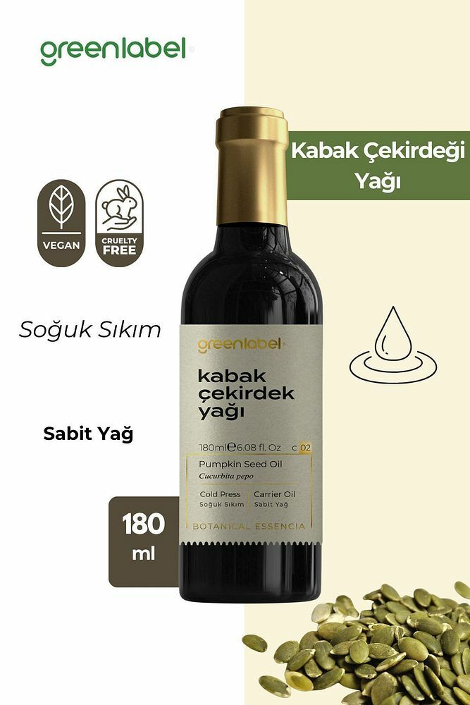 Kabak Çekirdeği Yağı Soğuk Sıkım %100 Doğal Ve Saf 180ml
