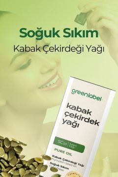 Kabak Çekirdeği Yağı Soğuk Sıkım %100 Doğal Ve Saf 180ml